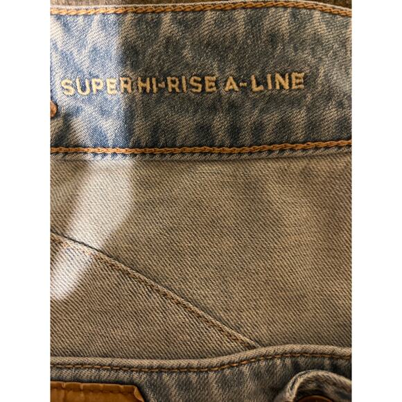 American Eagle women’s super high-rise airline denim skirt - Picture 7 of 8